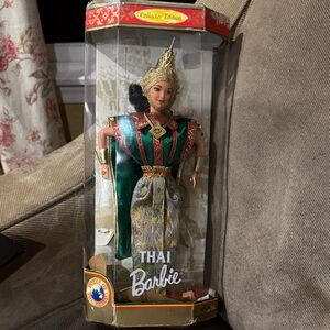 Last markdown Thai Barbie Collector Edition in Green and Gold Attire